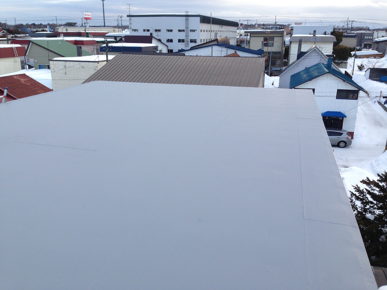 札幌市でフラット屋根のすが漏れ対策リフォーム工事